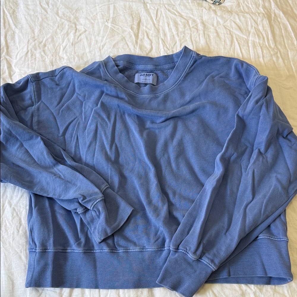 Old Navy Women’s Soft Blue Crewneck Sweater